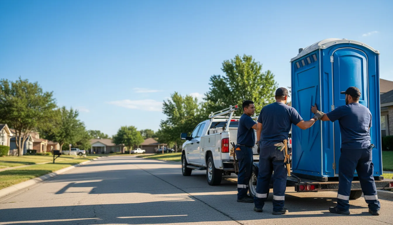 Portable Toilet Rental in Del Valle, TX near me